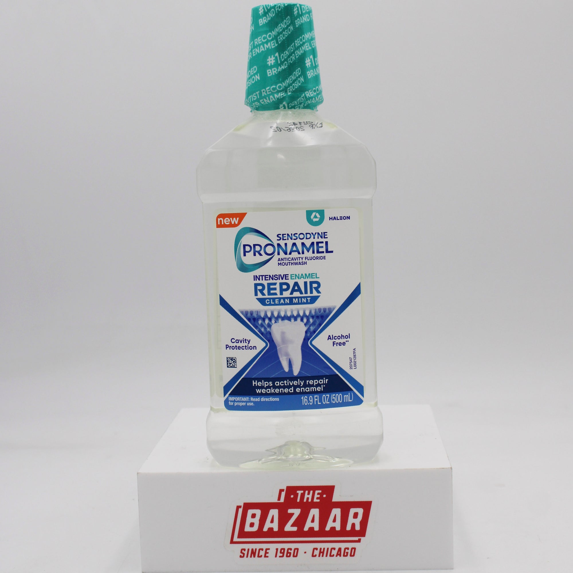 PRONAMEL ENAMEL REPAIR MOUTHWASH CLEAR MINT 500ml/16.9oz EXP 2/28/26 NI