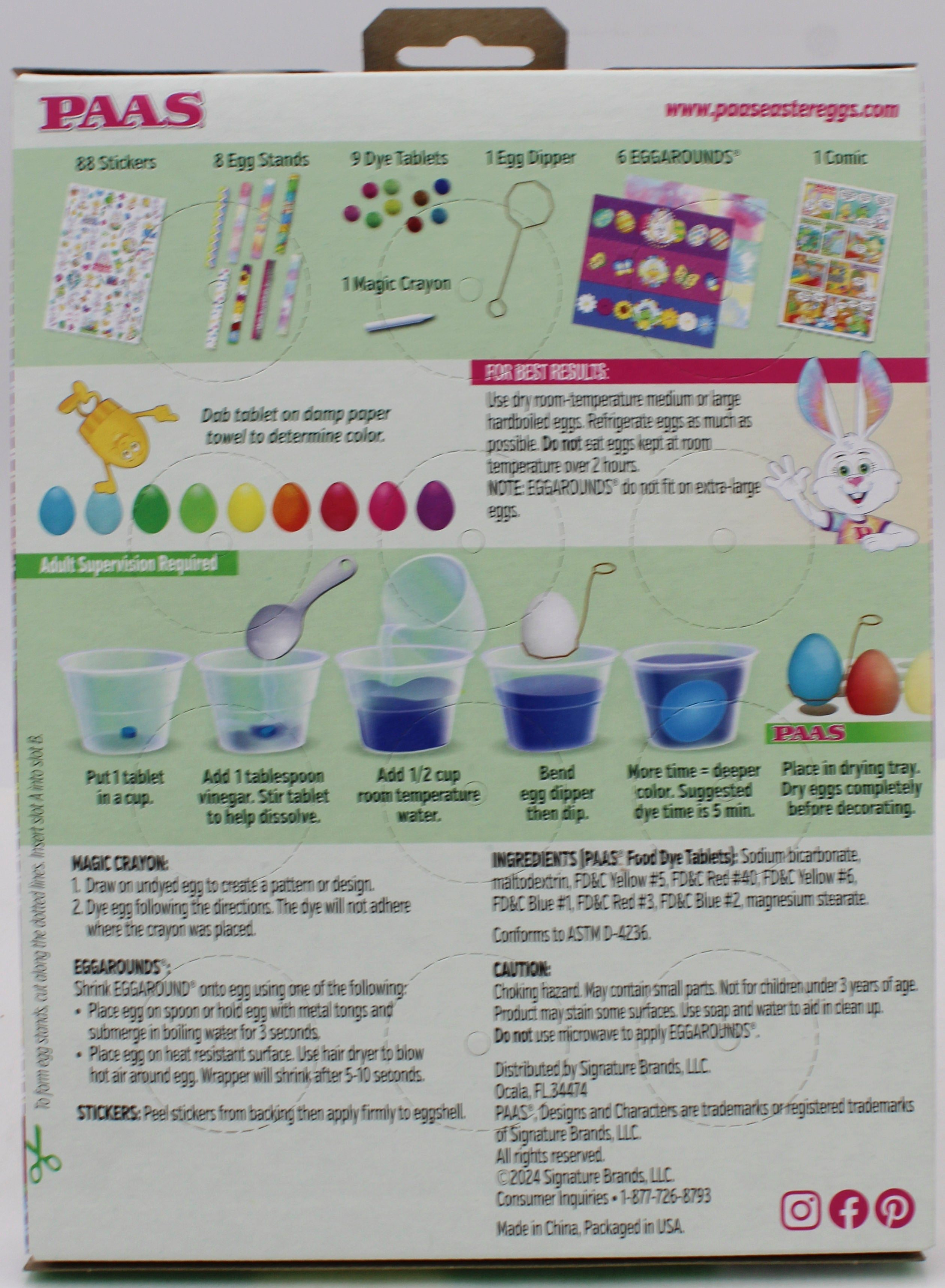 PAAS DELUXE EGG DECORATING KIT SHELF TRAY