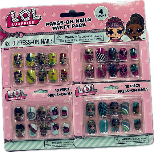 L O L SURPRISE! PRESS ON NAILS  40PCS PARTY PACK