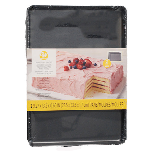 WILTON 2PK 9x13” SHEET CAKE PAN SET NI