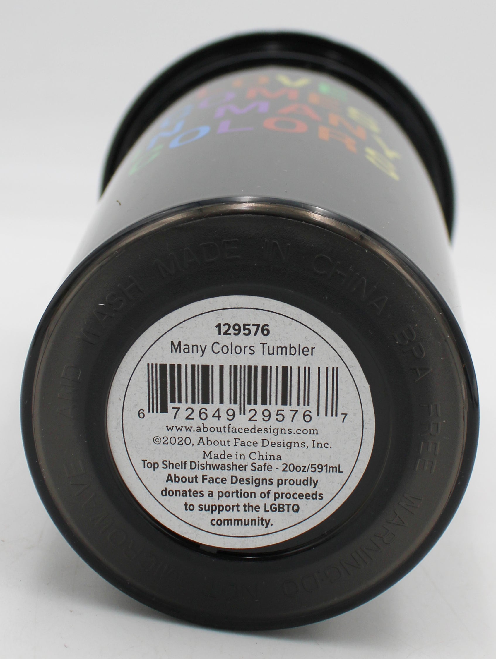 MANY COLORS TUMBLER 20oz