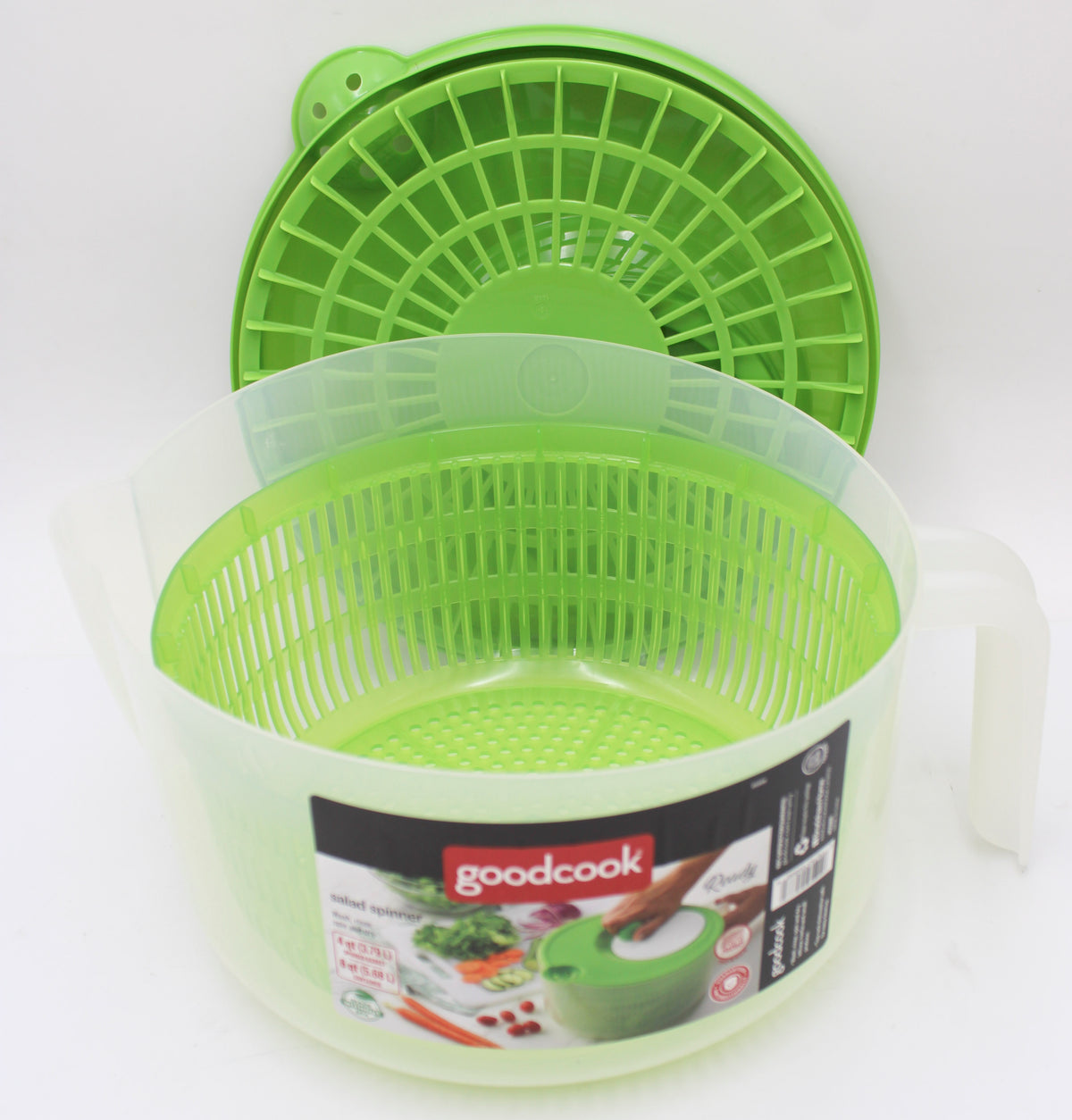 6QT GOOD COOK SALAD SPINNER