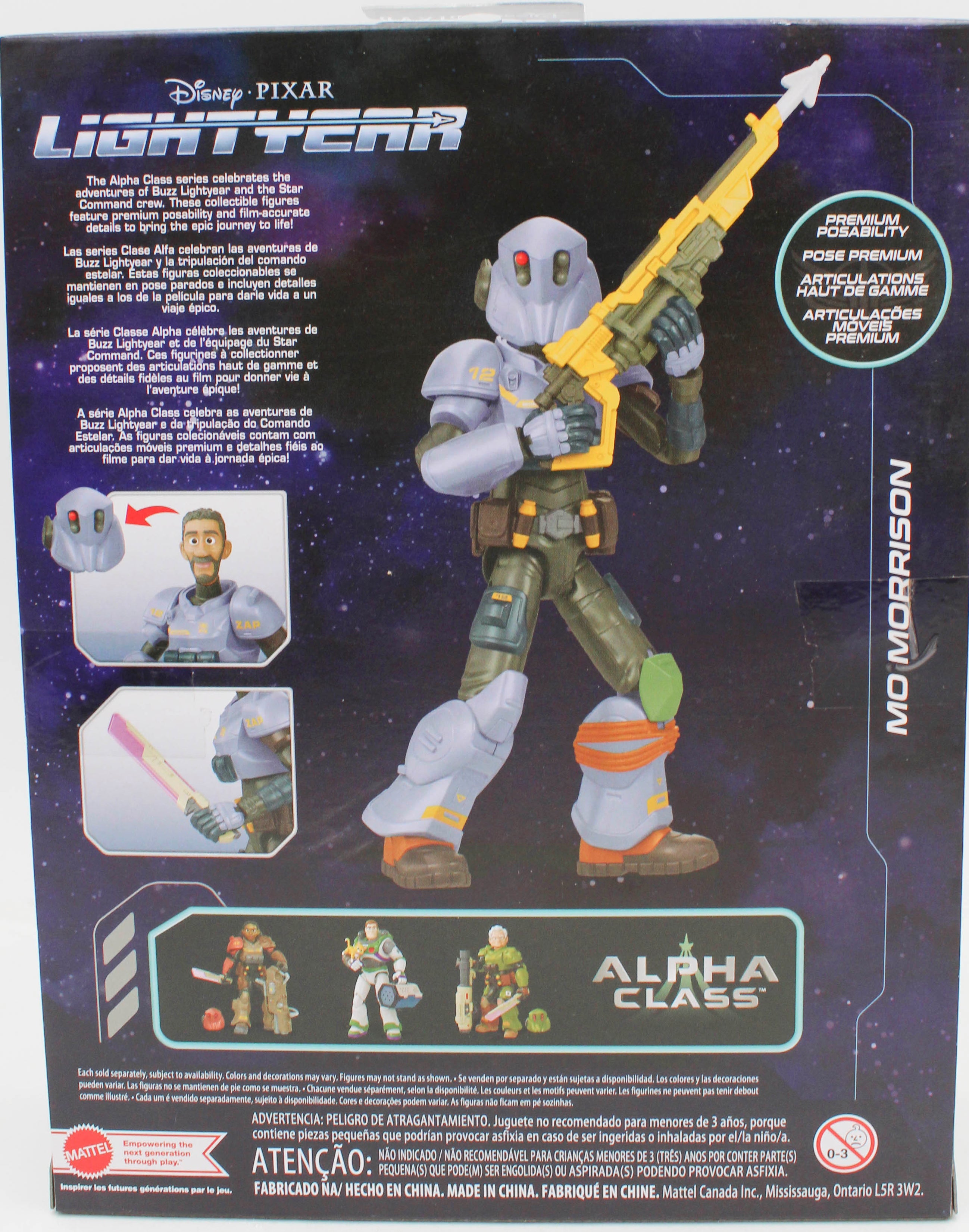 DISNEY PIXAR LIGHTYEAR ALPHA CLASS 7" FIGURE MO MORRISON