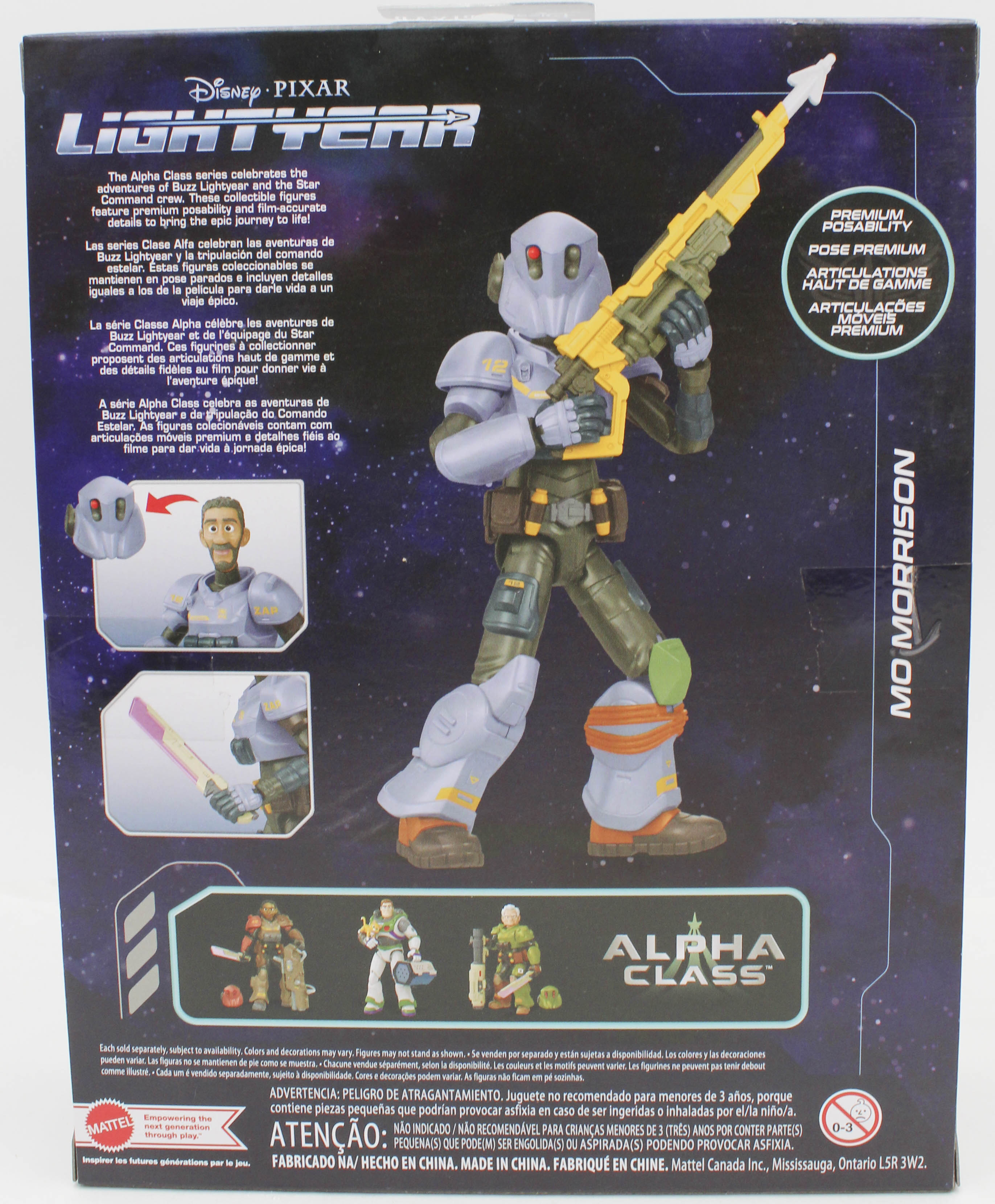 DISNEY PIXAR LIGHTYEAR ALPHA CLASS 7" FIGURE MO MORRISON