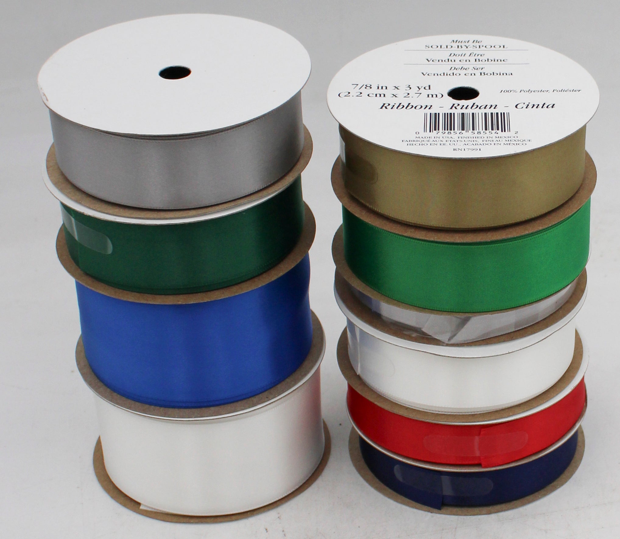 CRAFT HOLIDAY RIBBON ASST COLORS & SIZES