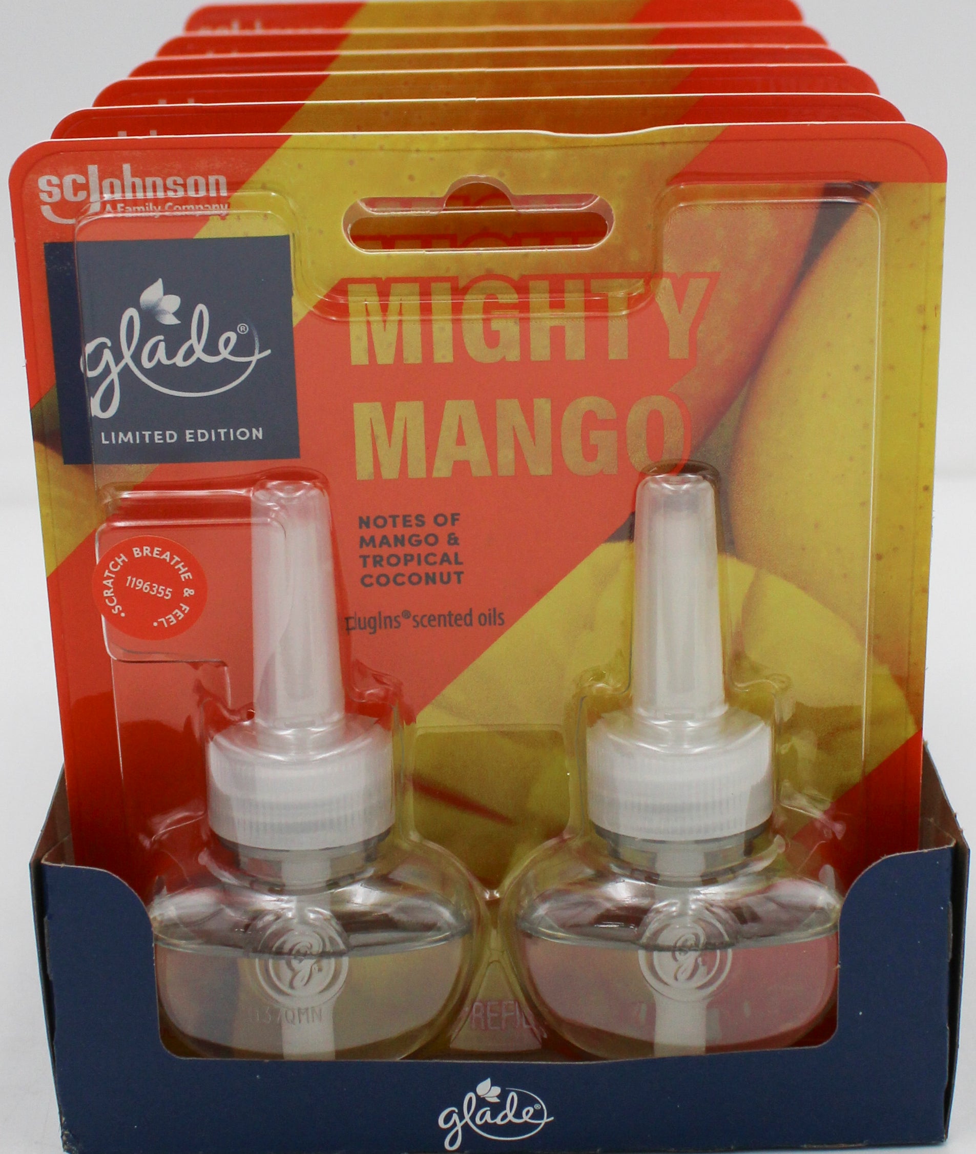 Glade PlugIns Scented Oil Mighty Mango 2 x 0.67 fl oz Refills