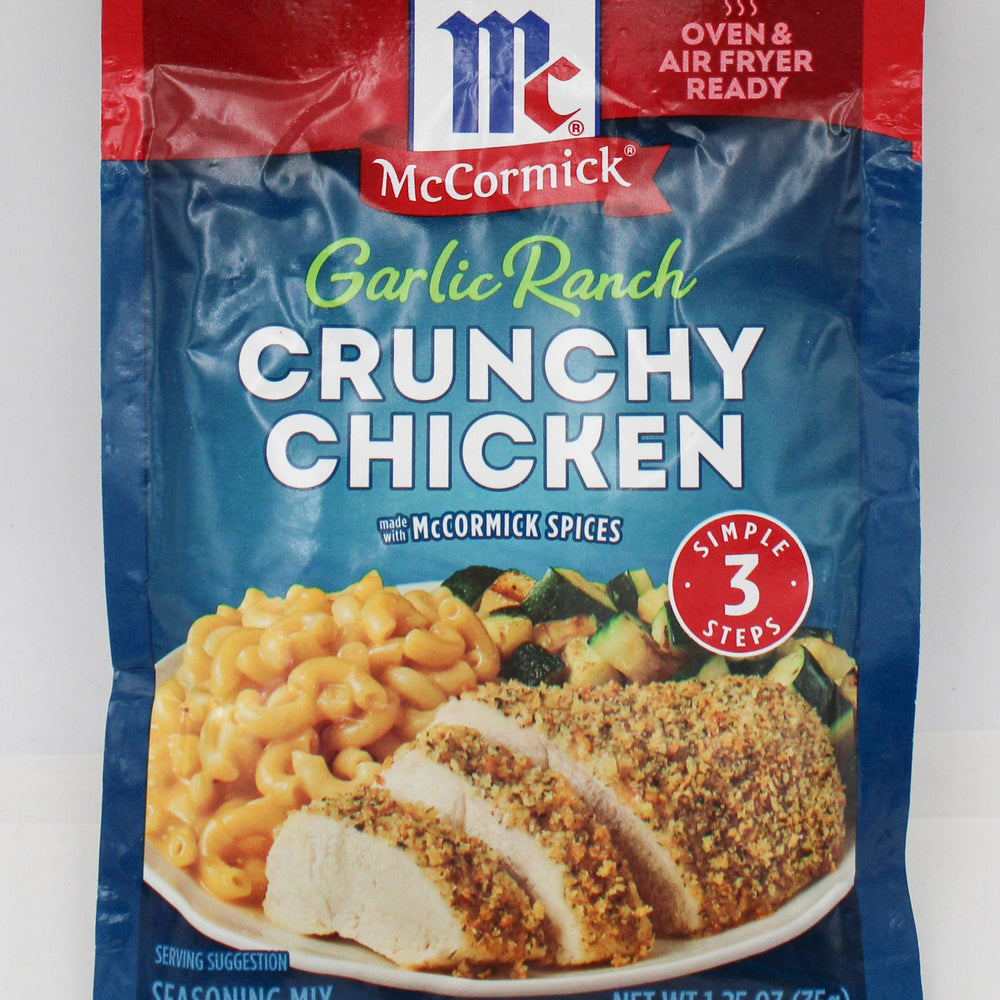 MCCORMICK GARLIC RANCH CRUNCHY CHICKEN  MIX 1.25 Oz BB 6/26/26