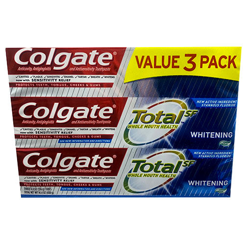 COLG T/PASTE 4.8oz/3PK(6/22)WHTN/NI