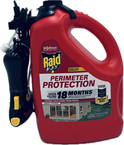 RAID MAX DEFEND PERIMETER PROTECTION REFILL 128oz WITH AUTO TRIGGER ...