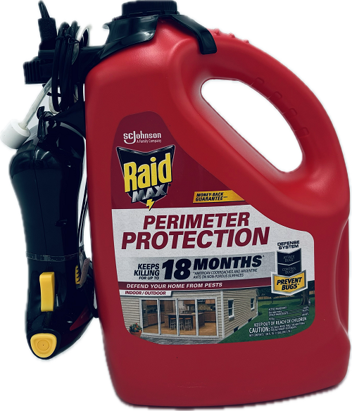 RAID MAX DEFEND PERIMETER PROTECTION REFILL 128oz WITH AUTO TRIGGER