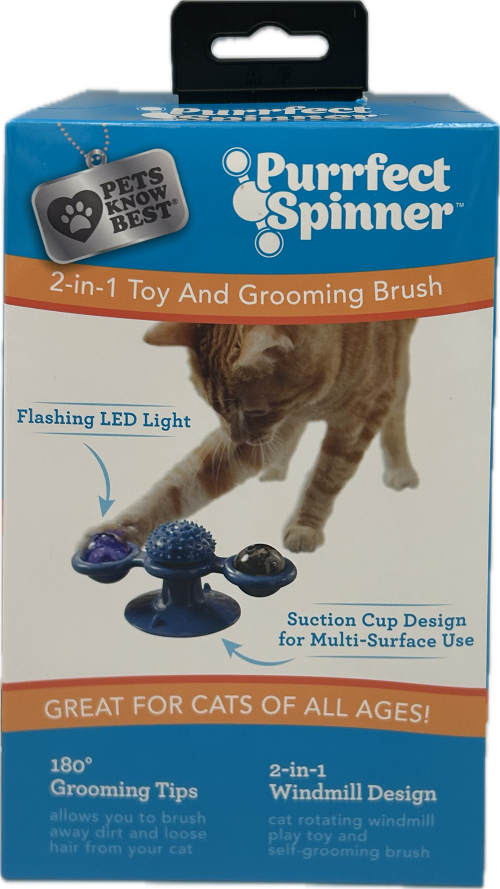 PETS KNOW BEST PURRFECT SPINNER CAT TOY