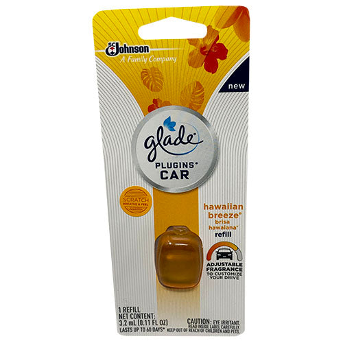 Glade Car Air Freshener Refill Hawaiian .11oz