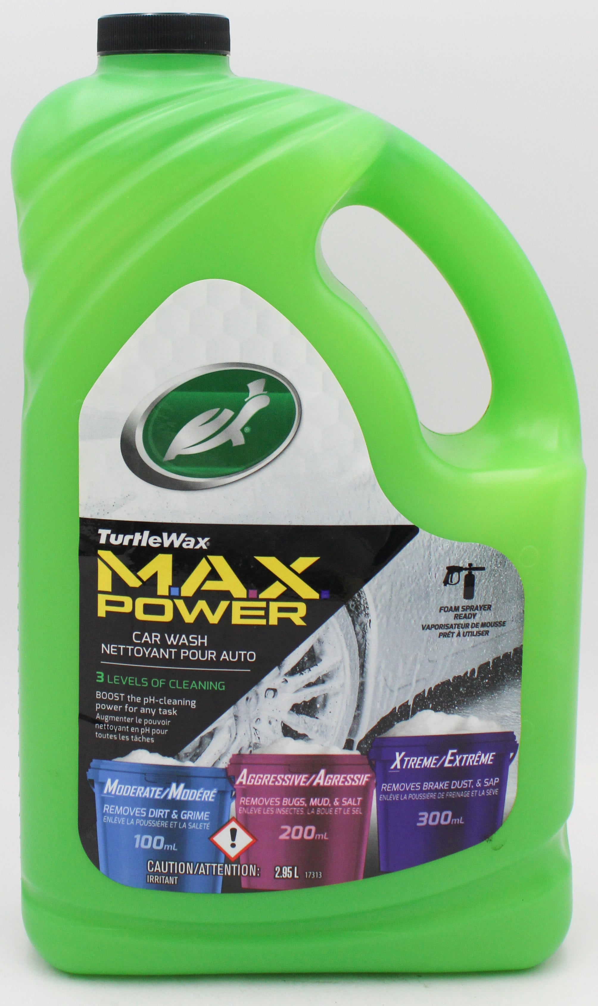 SP TURTLE WAX MAX POWER CAR WASH 2.95L / 100oz