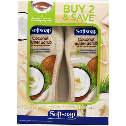 EXFLTNG BODYSCRB 20oz/2PK-COCNUT NI