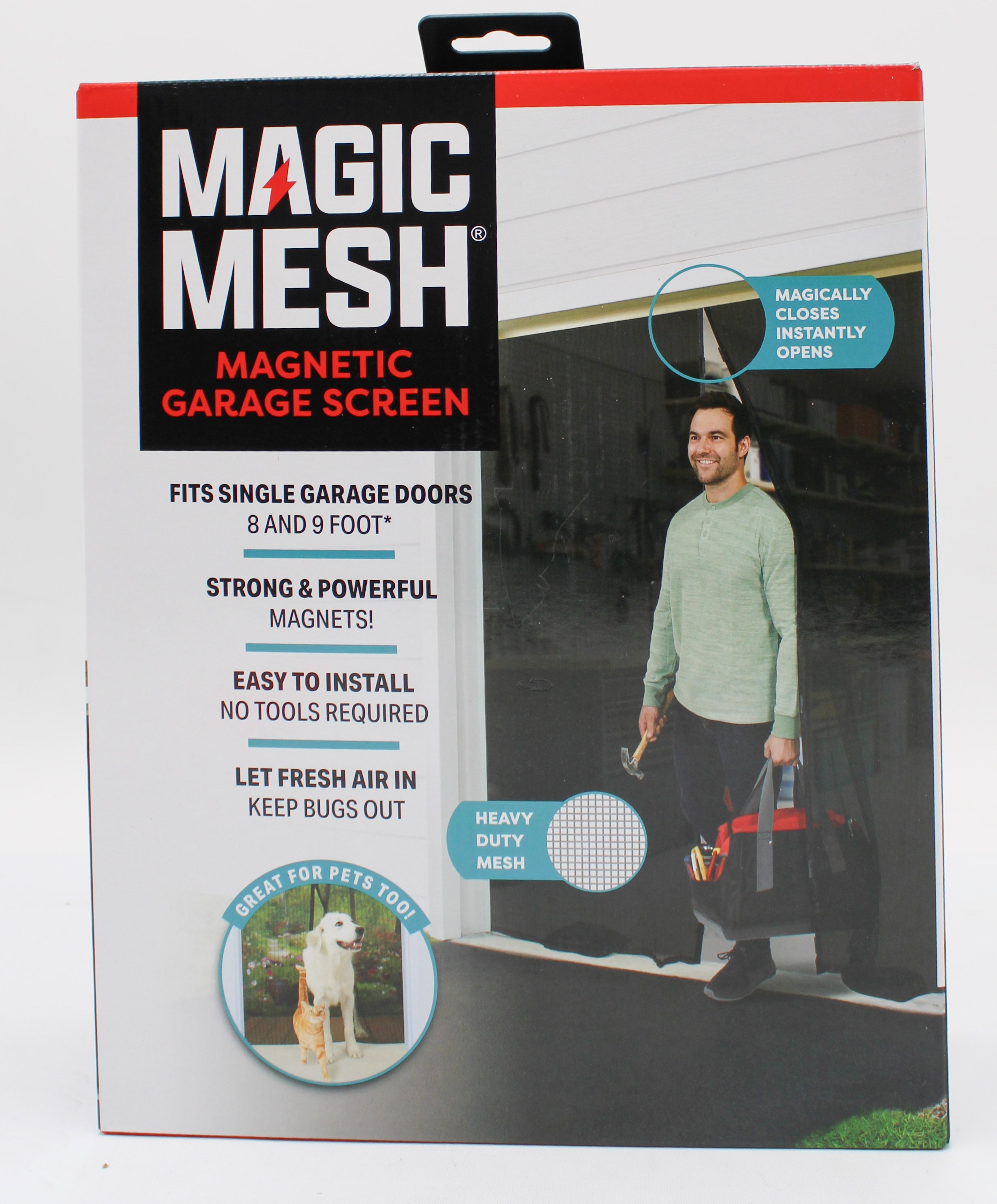 MAGIC MESH GARAGE DOOR HANDS FREE SCREEN NI