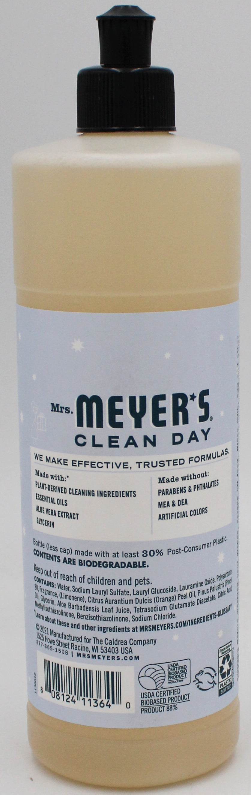 MRS MEYERS DISH SOAP SNOW DROP 16floz US
