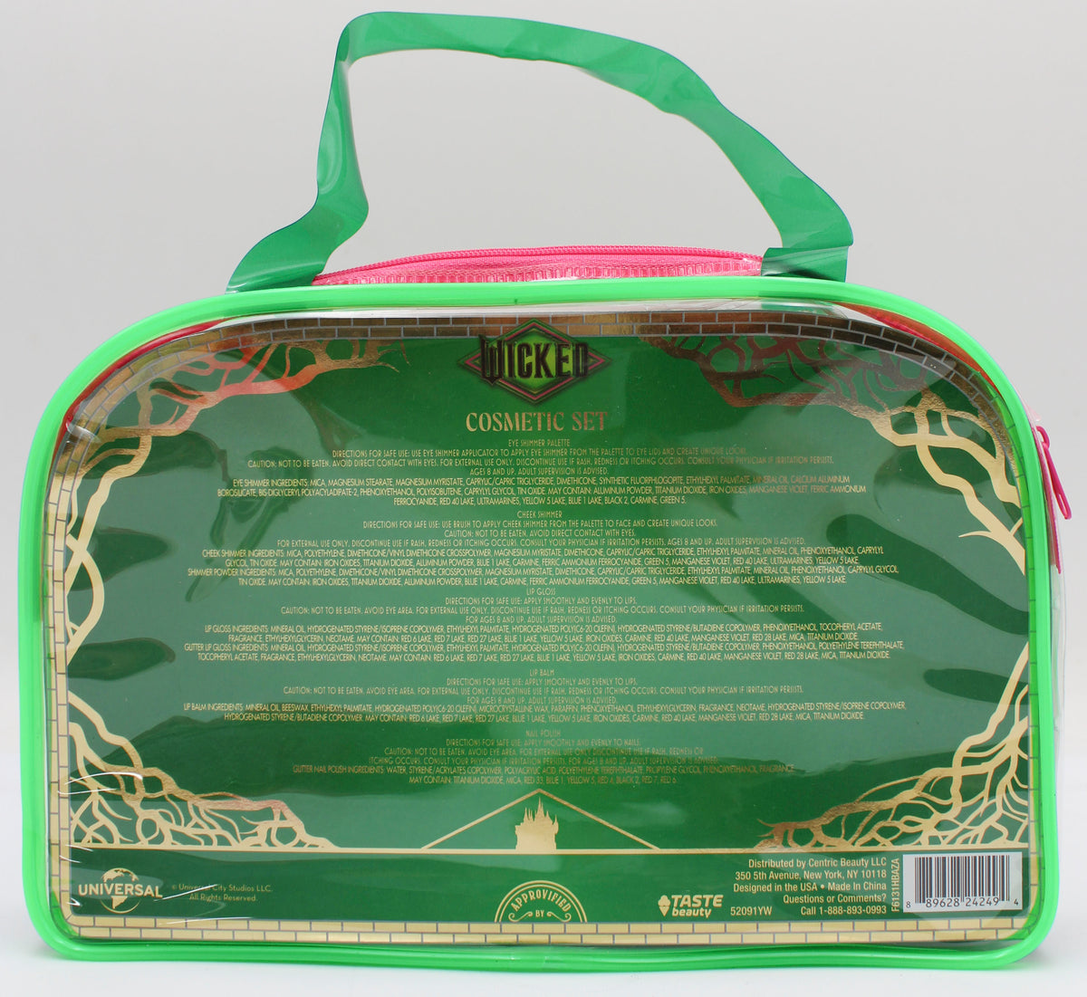 WICKED COSMETIC SET IN ZIPPER BAG NI
