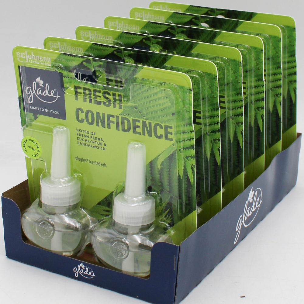 GLADE PLUGINS SCENTED OIL FRESH CONFIDENCE 2ct 0.67floz US