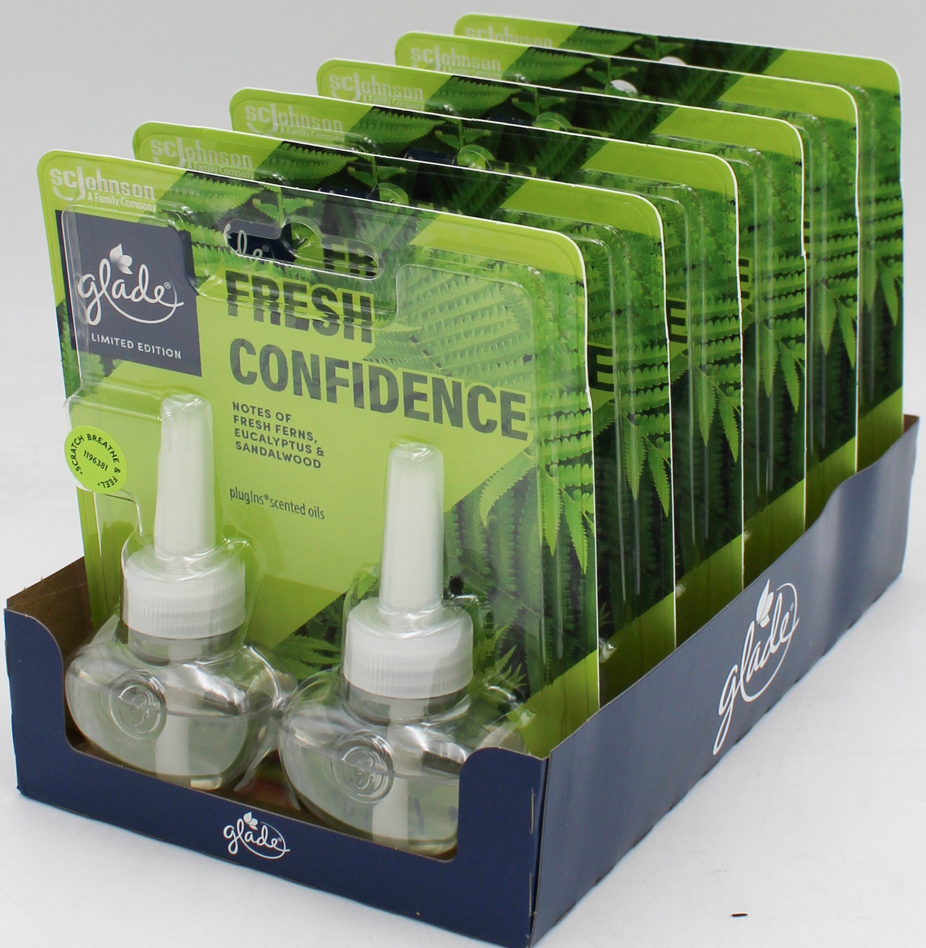 Glade PlugIns Scented Oil Fresh Confidence 2ct 2 x 0.67 fl oz