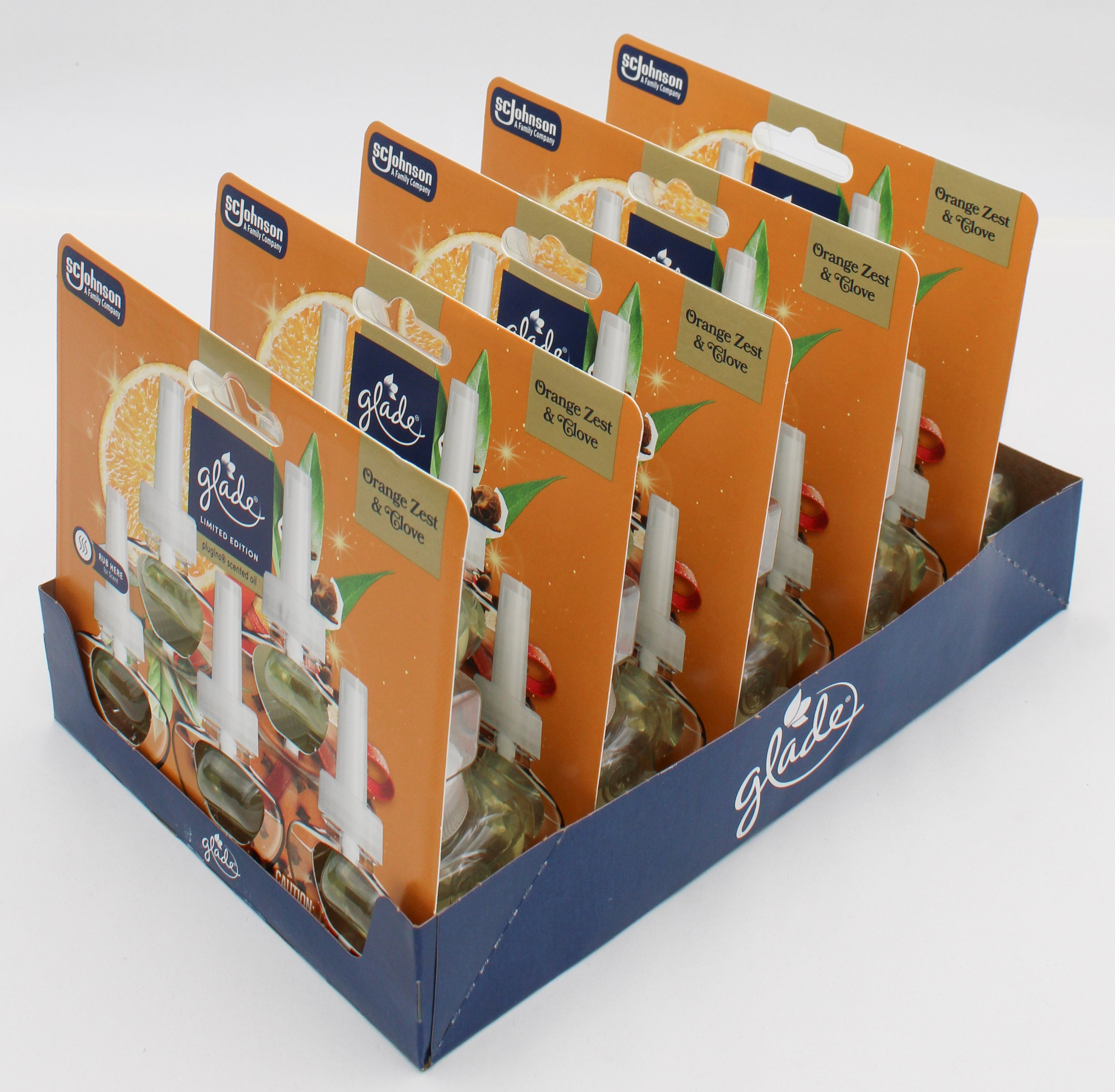 GLADE PLUGINS SCENTED OIL ORANGE ZEST & CLOVE 5ct 0.67floz US