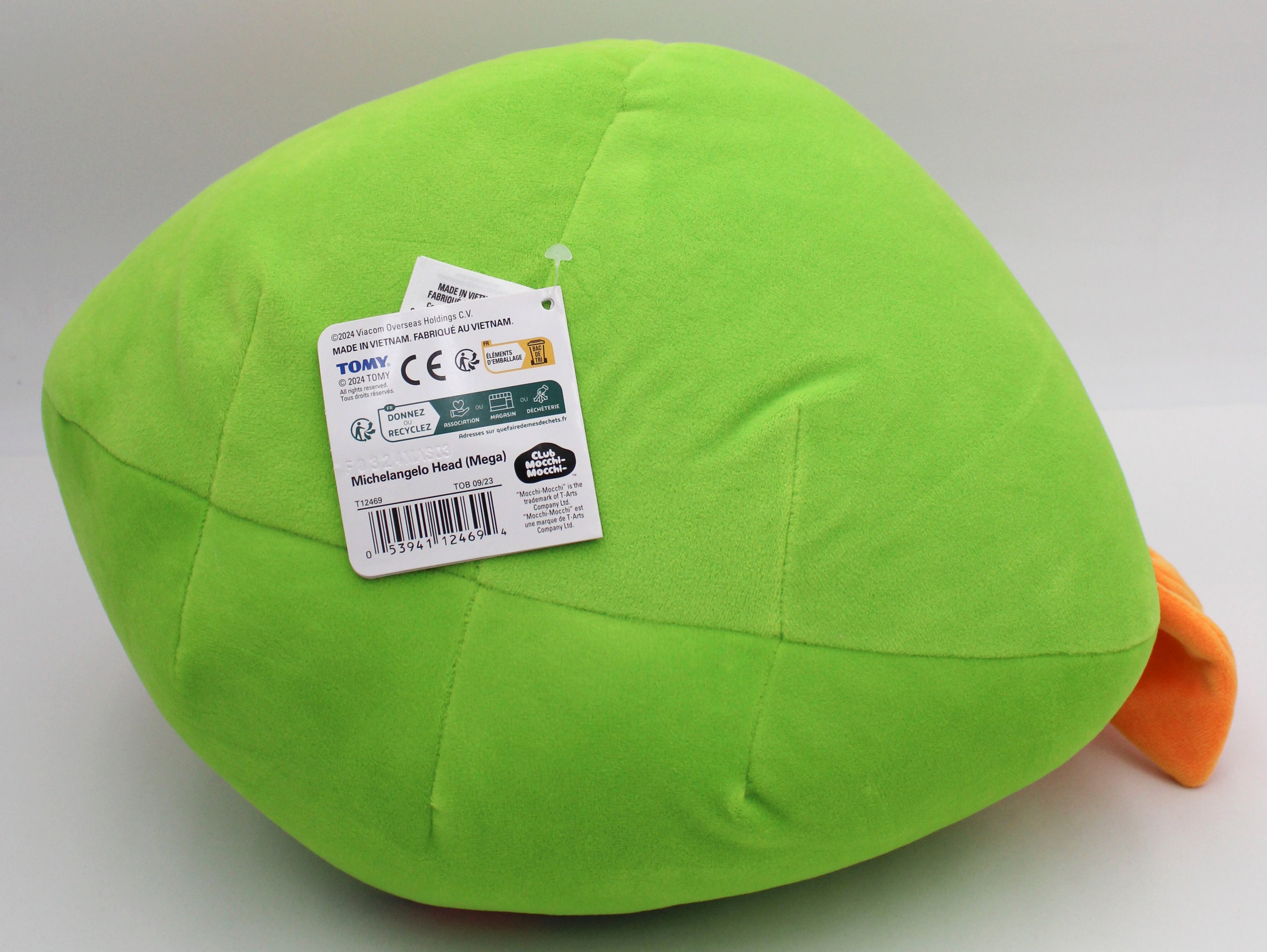 TMNT MICHELANGELO PLUSH HEAD 15"