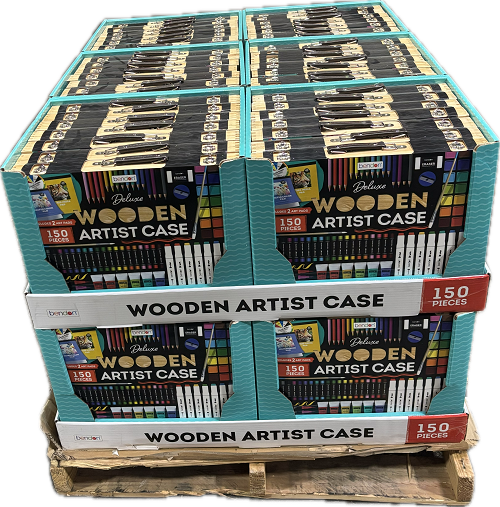 BENDON DELUXE WOODEN ARTIST CASE 150PC.
