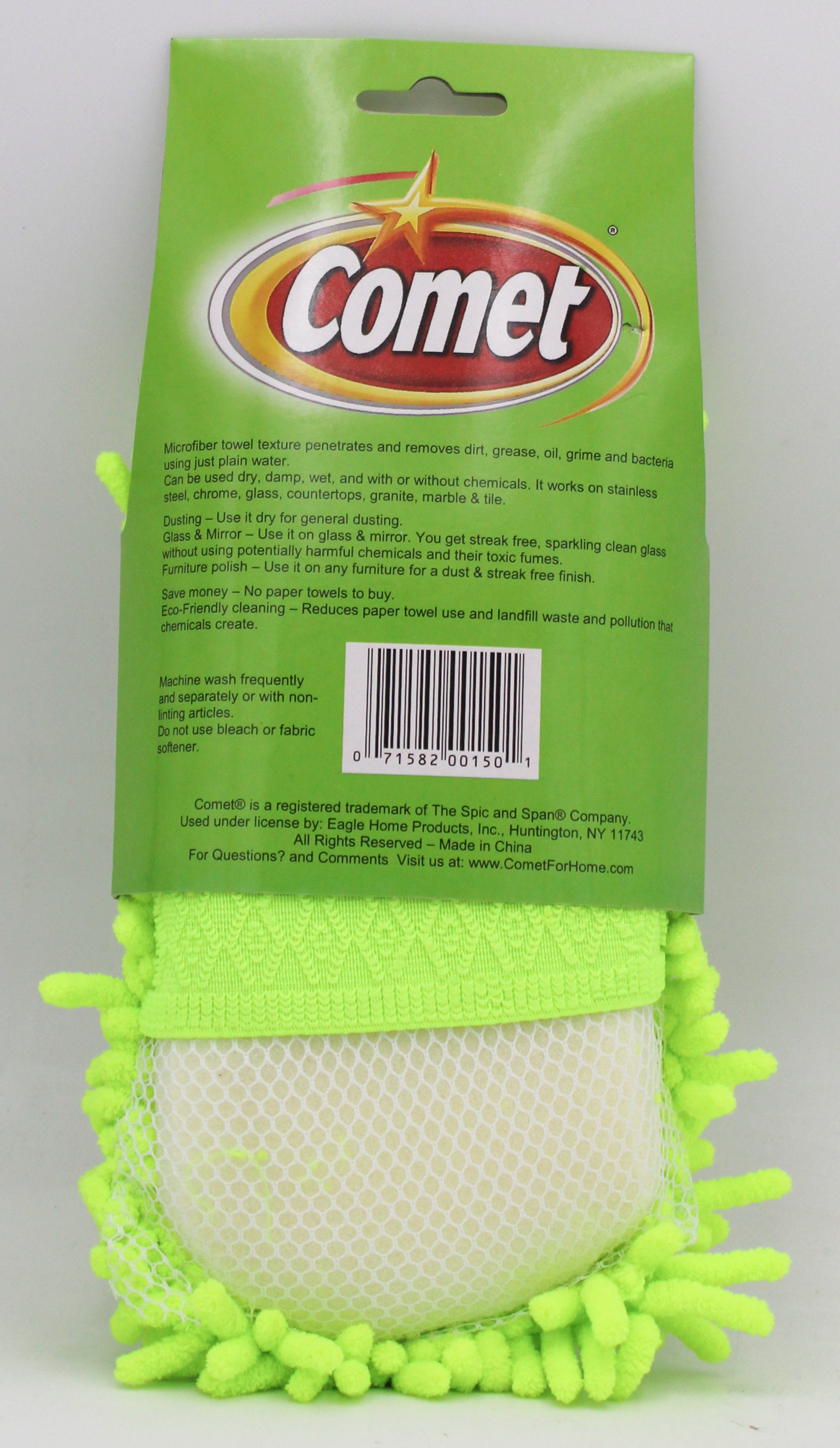 COMET MICROFIBER CLEANING MITT