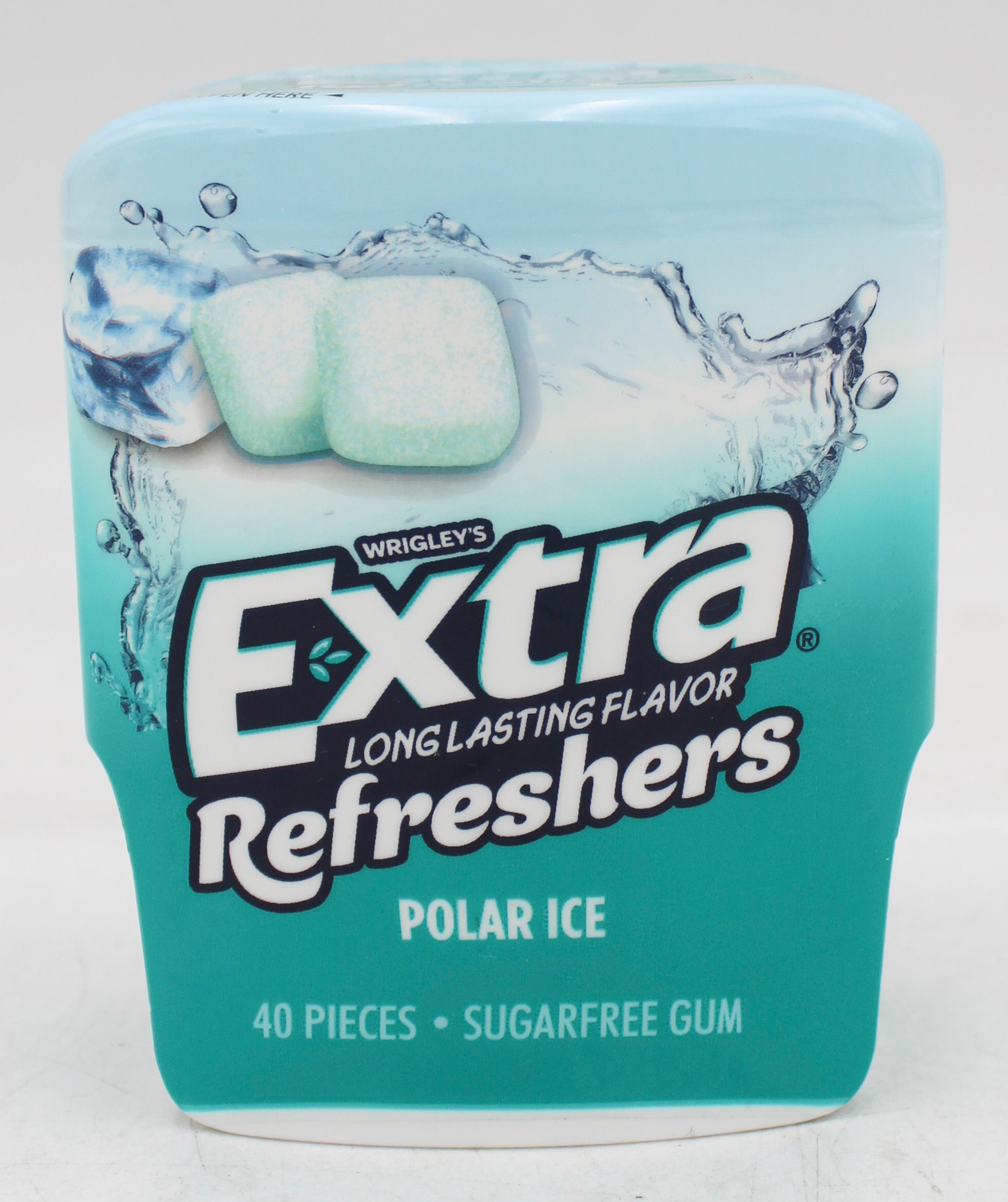 WRIGLEYS EXTRA REFRESHERS POLAR ICE SUGAR FREE GUM  40 CT BB 2/20/26