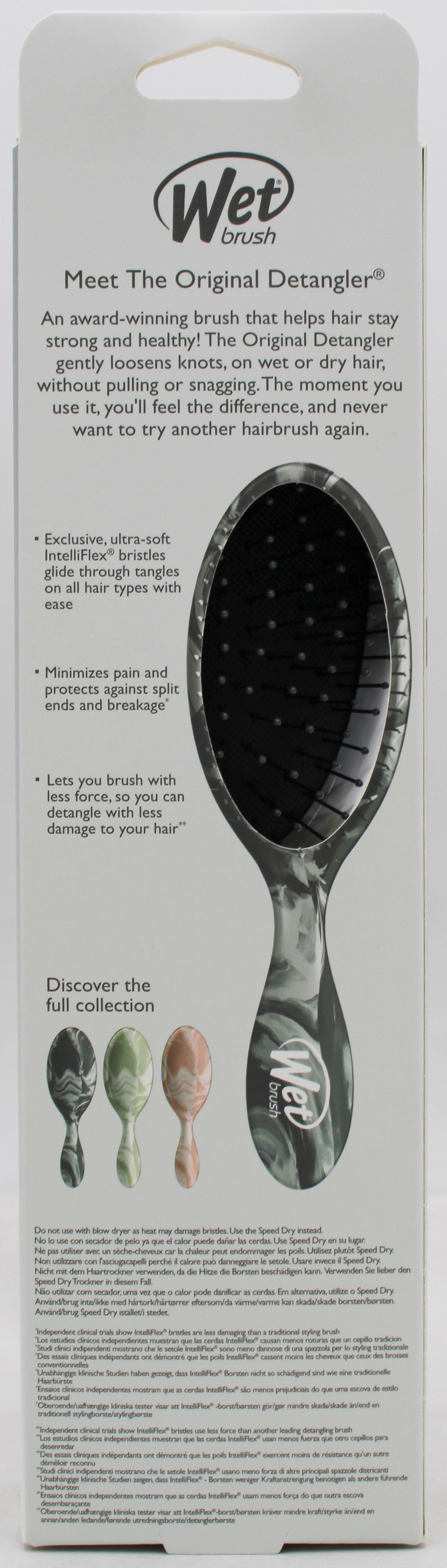 WET BRUSH ORIGINAL DETANGLER WATERCOLOR WAVES BLACK NI