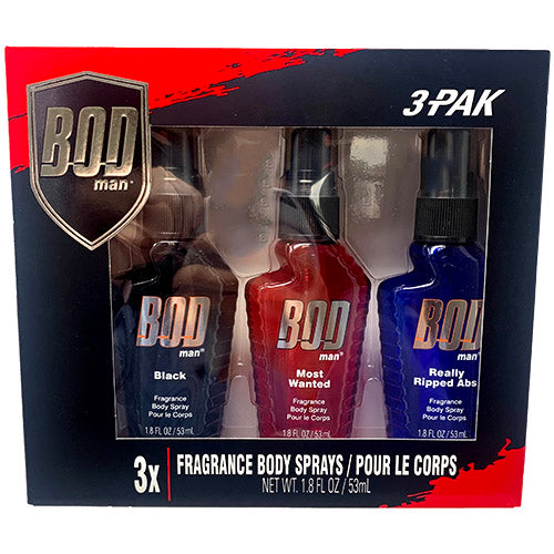 BOD MAN BODY SPRAY 1.8oz/3PK($4.98)
