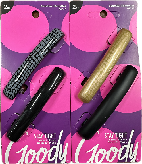 GOODY FUTURE PRIMAL AUTOCLASPS 2CT GOLD/BLACK NI