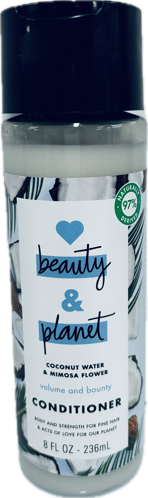 BEAUTY & PLANET CONDITIONER 8oz COCONUT WATER&MIMOSA FLOWER