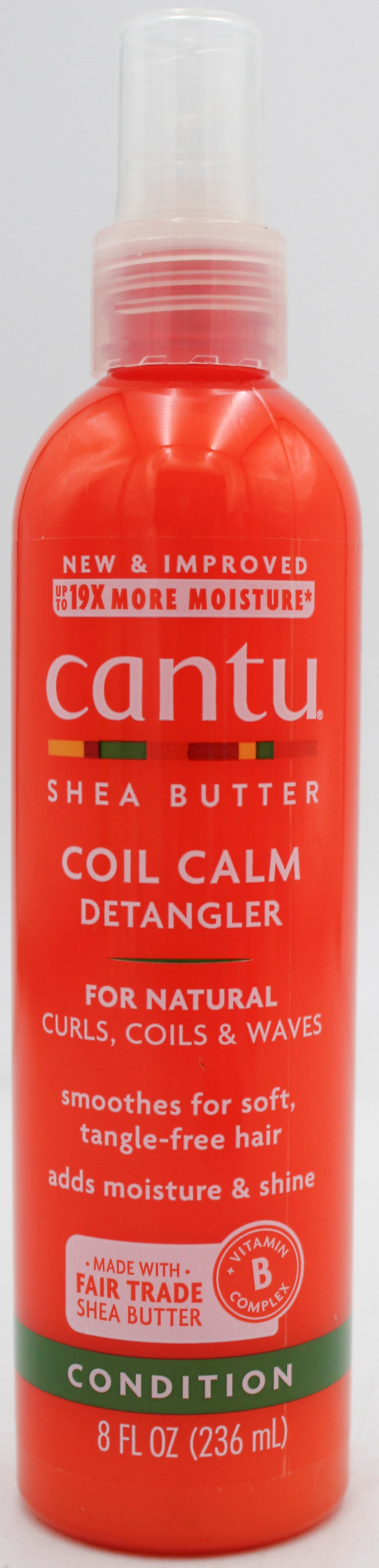 SP CANTU COIL CALM DETANGLER CONDITION 8oz SHEA BUTTER NI.