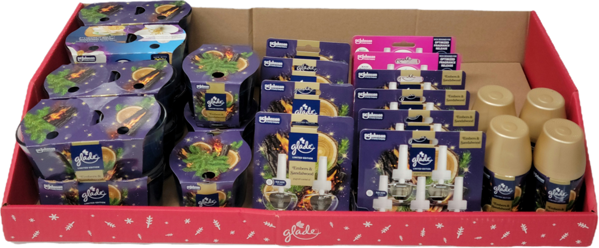 Glade Mixed Embers & Sandalwood Scented Oil Refills PDQ – Wholesale Distributor