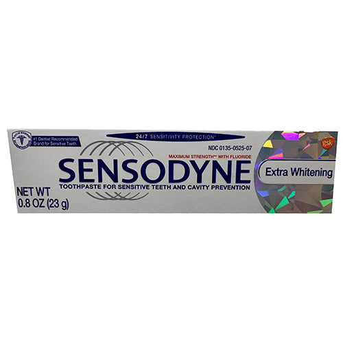 Sensodyne Whitening Toothpaste 0.8oz, Bulk Pack (8)