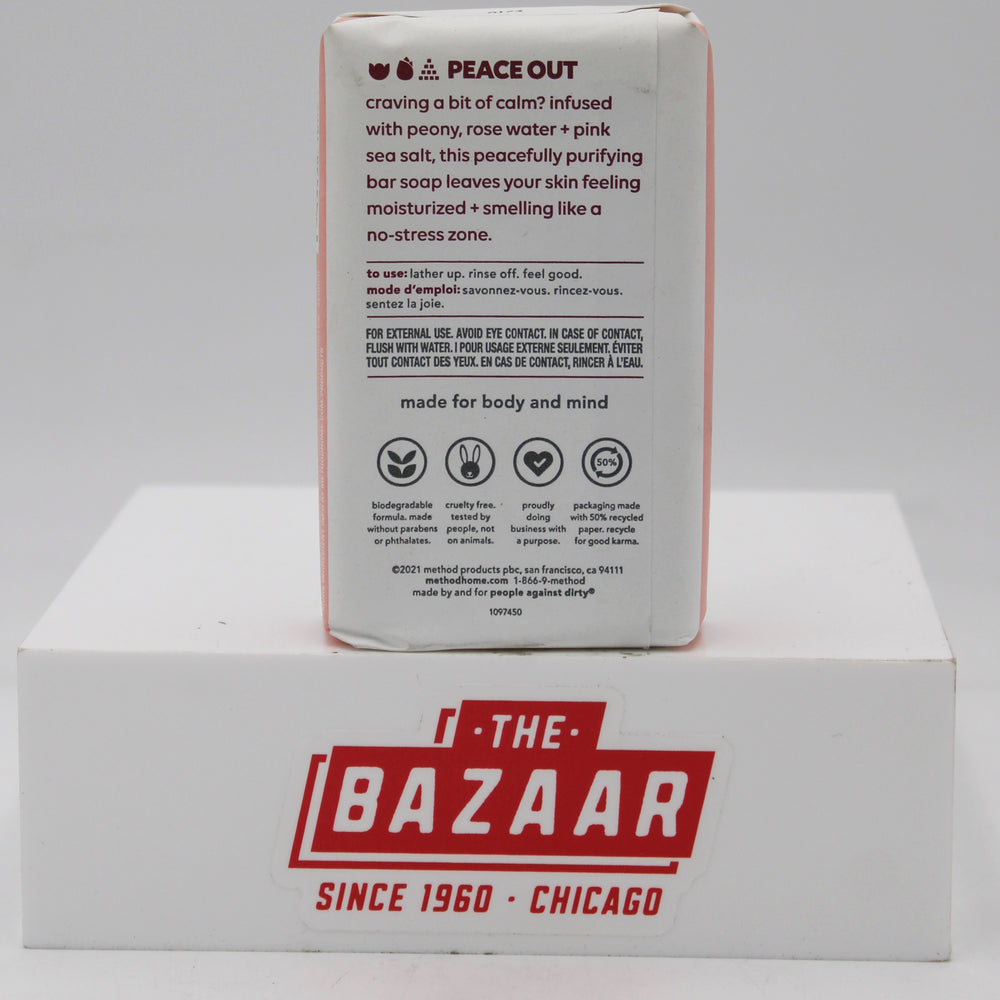 METHOD WOMENS BAR SOAP PURE PEACE 6oz NA