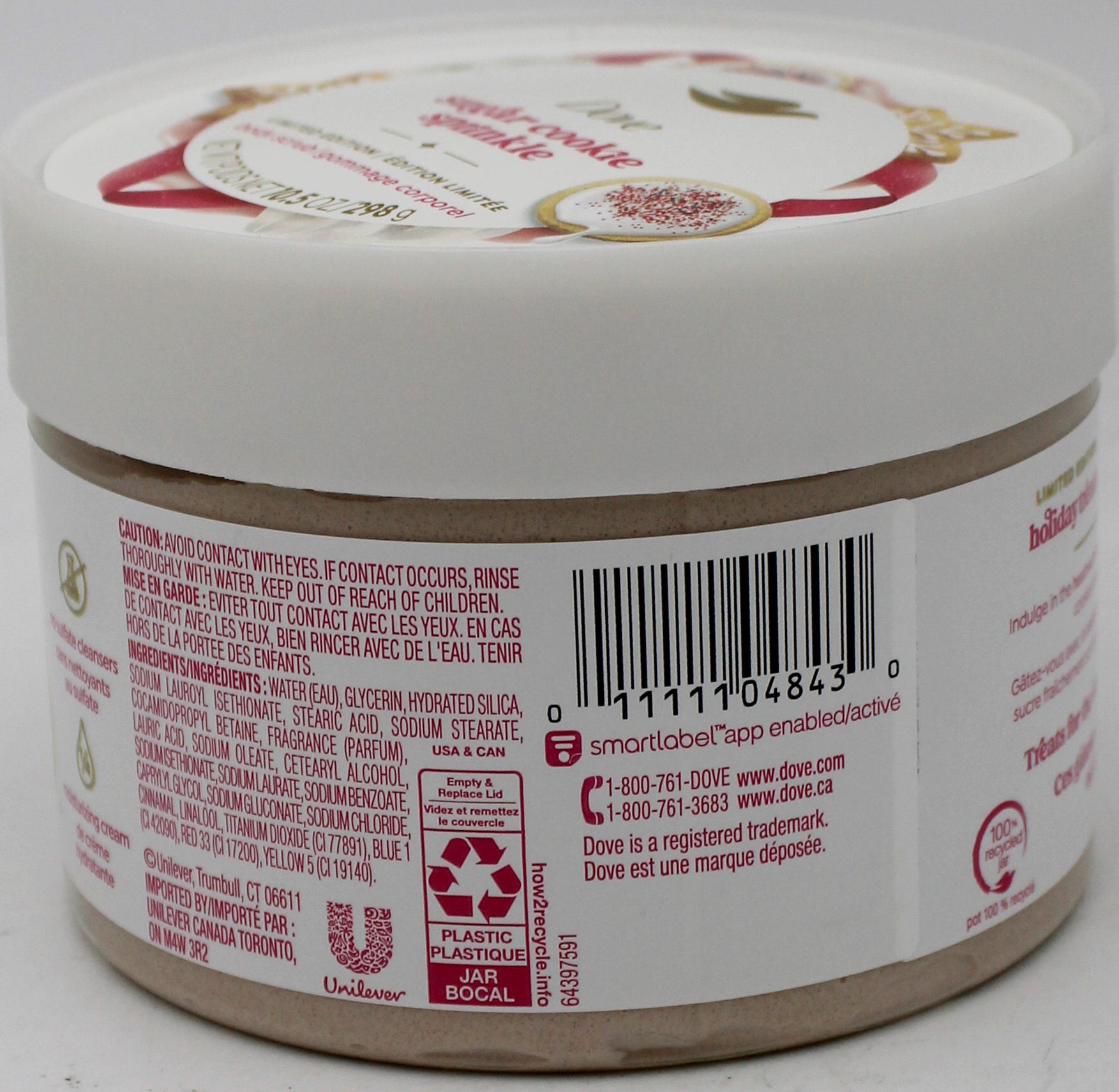 DOVE BODY SCRUB SUGAR COOKIE 10.5oz/298g
