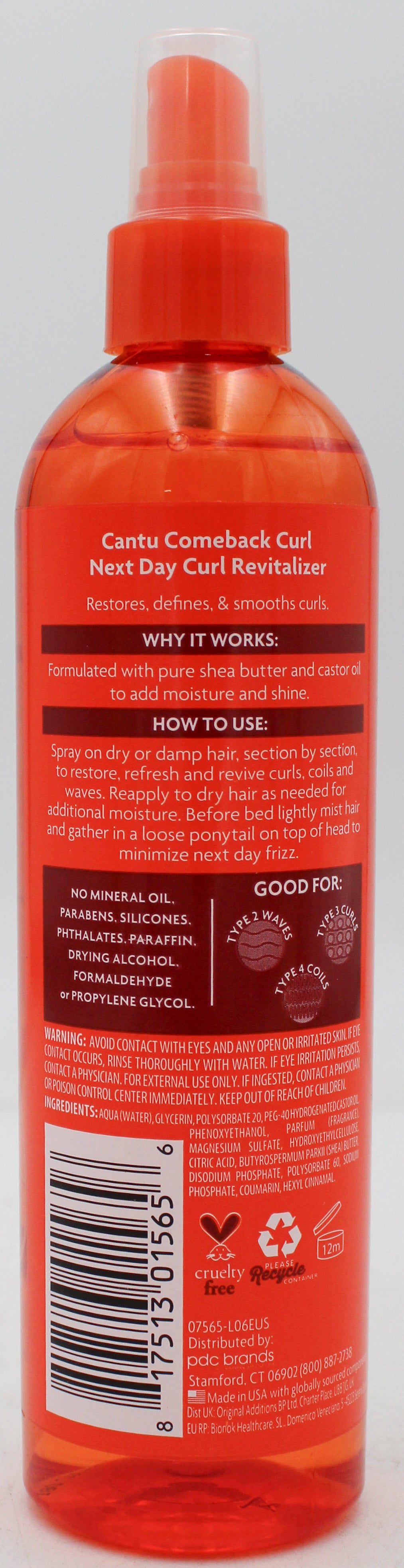 SP CANTU NEXT DAY CURL REVITALIZER 12oz SHEA BUTTER NI