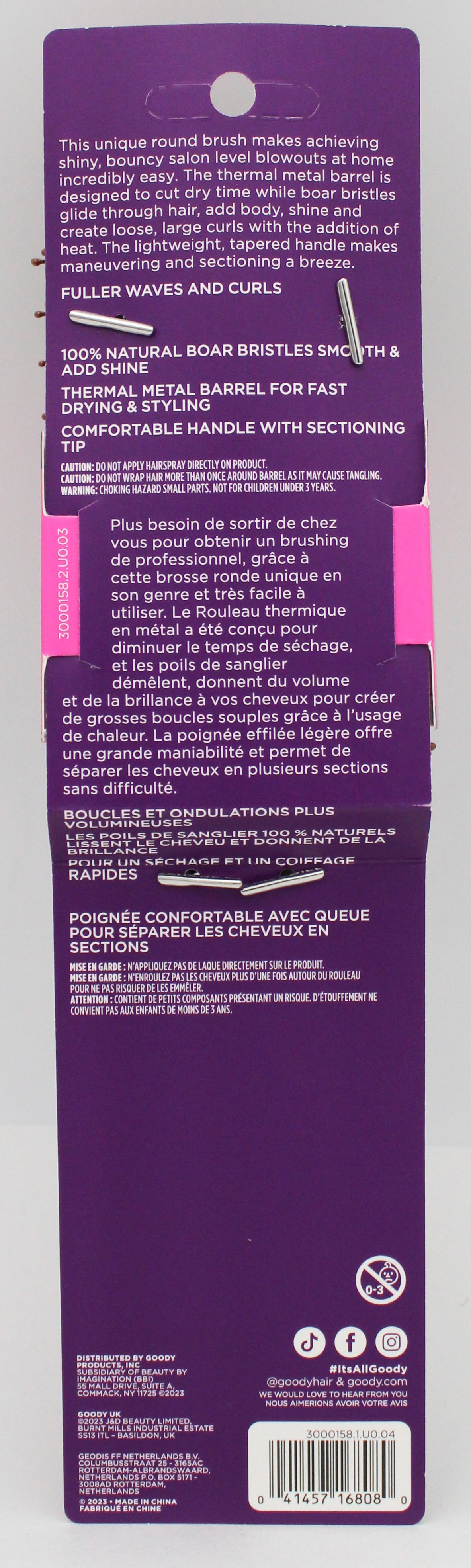 GOODY ROUND BRUSH HEAT STYLE MEDIUM NI