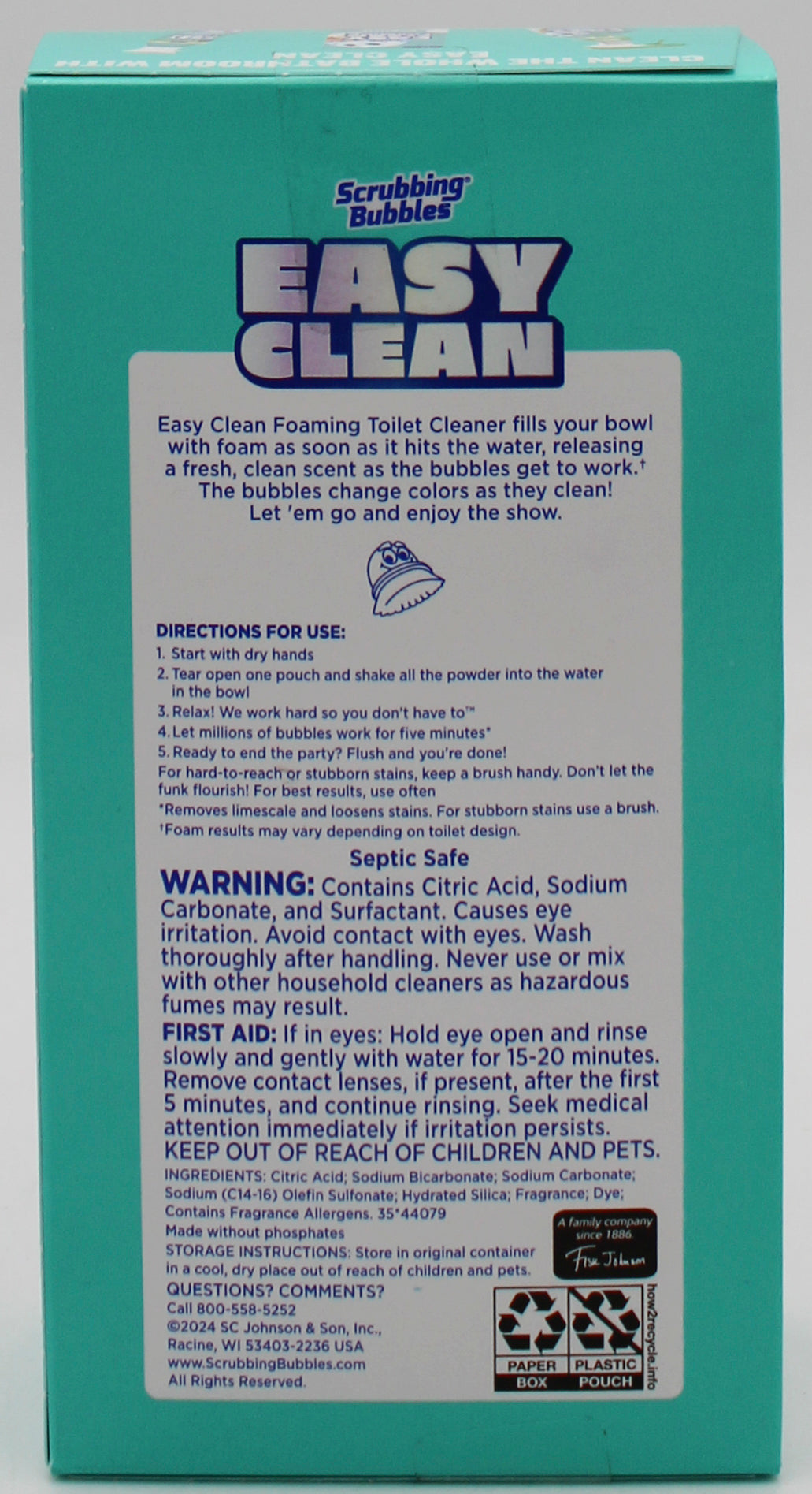 SP SCRUBBING BUBBLES 2CT 3.5OZ FOAMING TOILET CLEANER