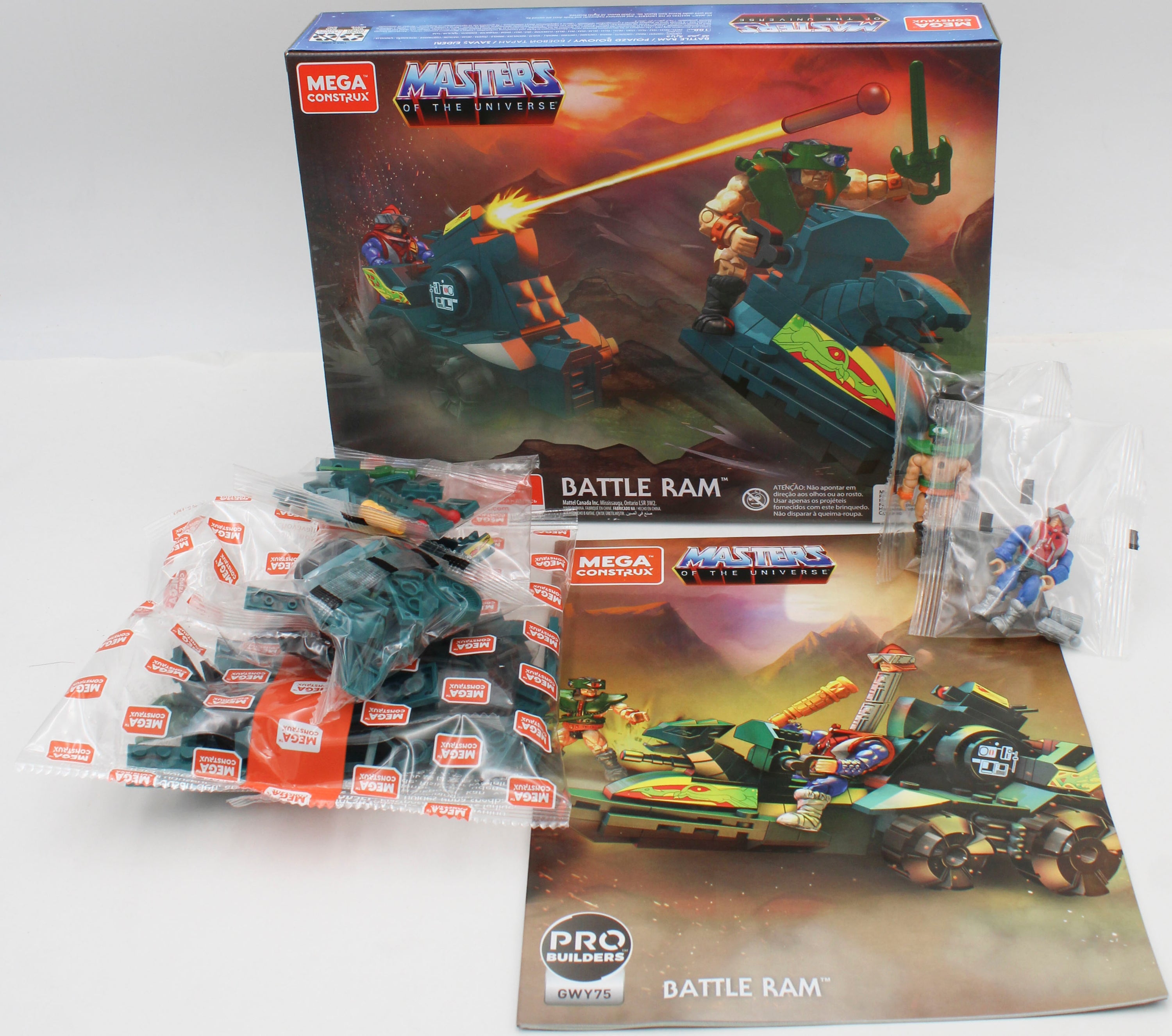 MASTERS OF THE UNIVERSE MEGA CONSTRUX BATTLE RAM