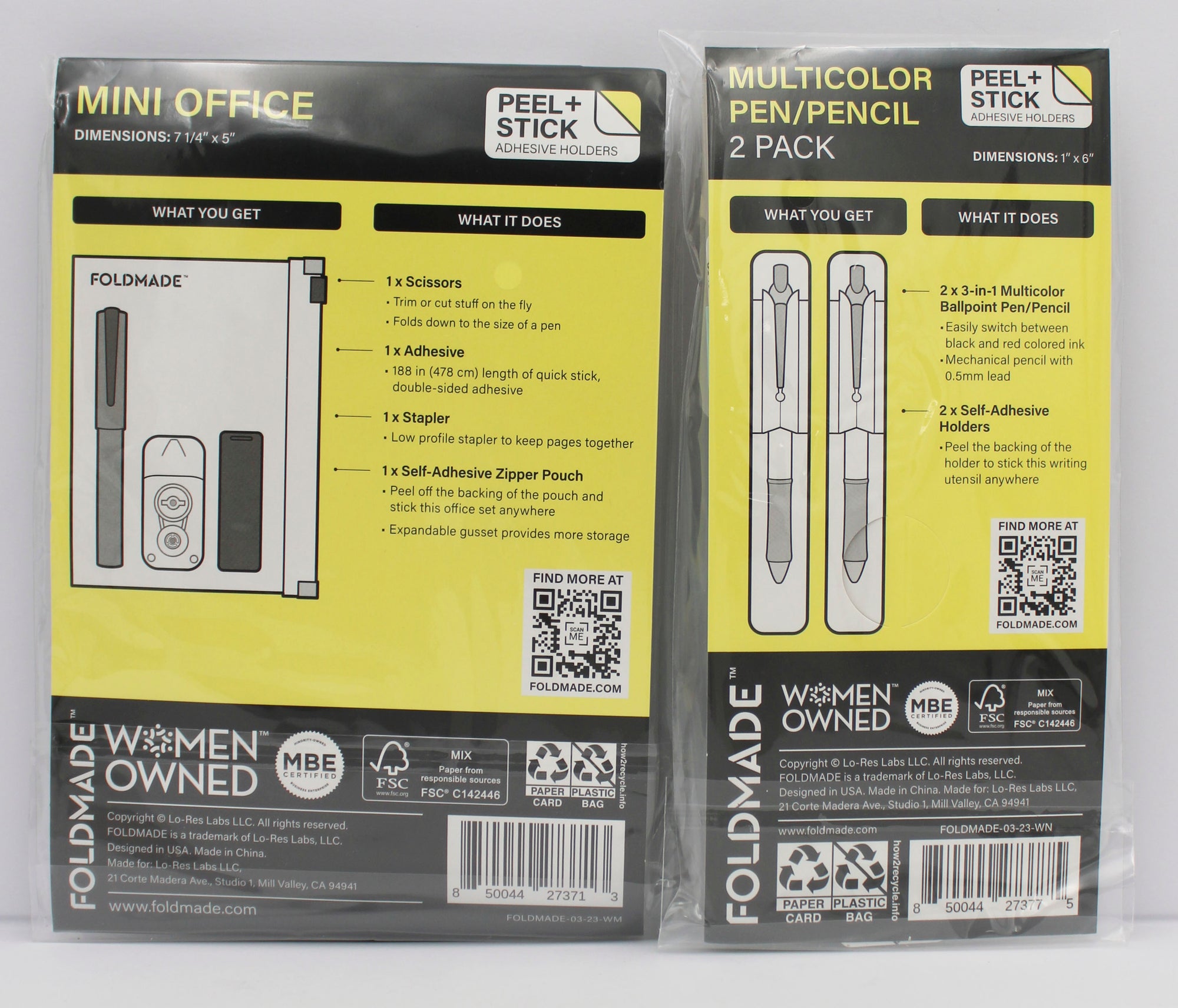 OFFICE ACCESSORY 2PC SET GREY