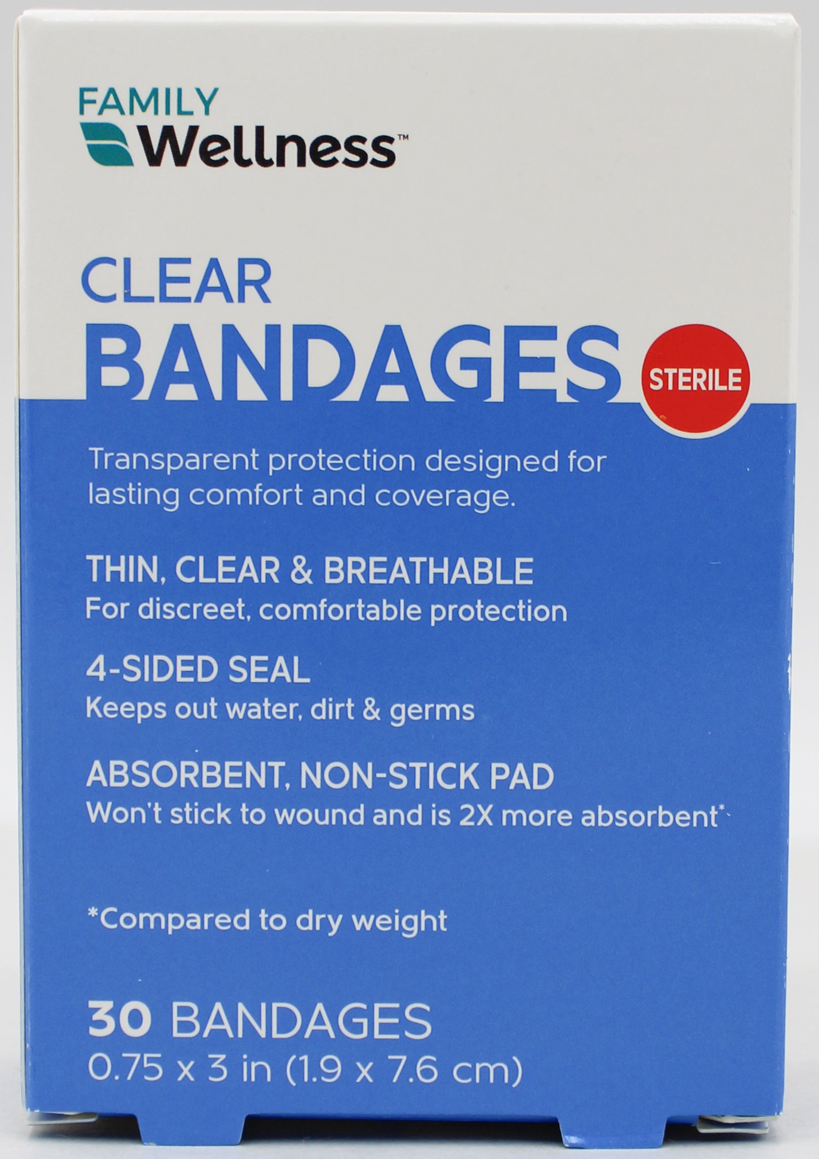 CLEAR BANDAGES 30CT
