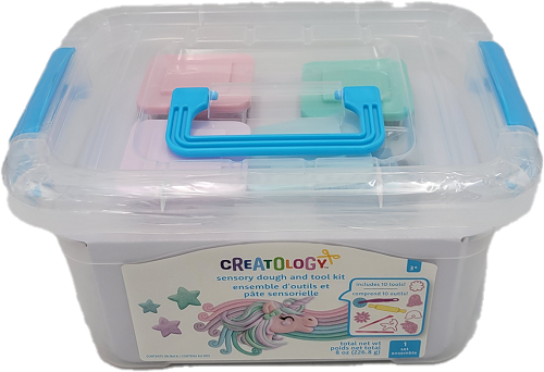 CREATOLOGY DOUGH 14PC PLAY SET MAGICAL (4CT-2oz DOUGH+ TOOLS)