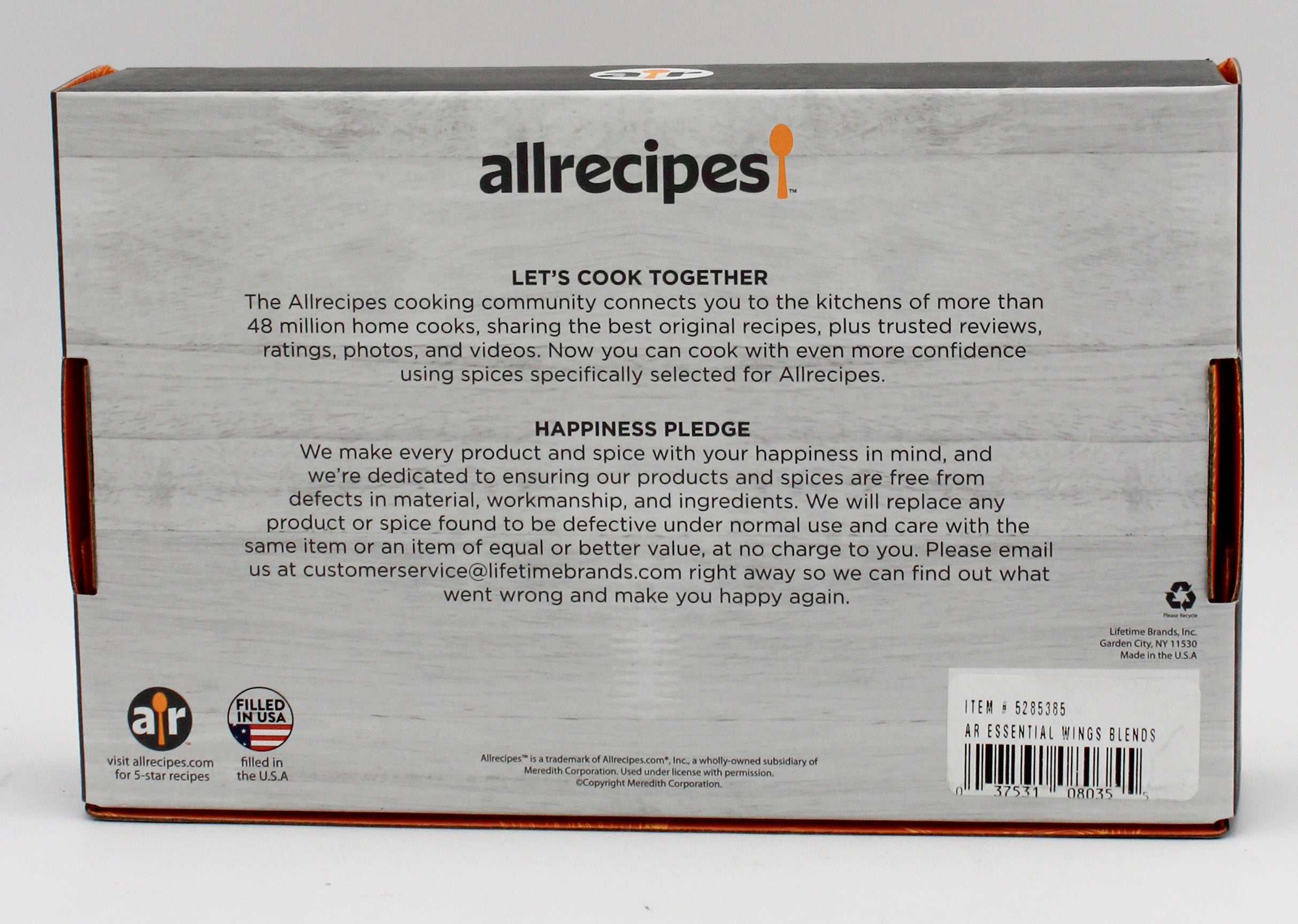 ALLRECIPES ESSENTIAL WINGS BLEND SET OF 3