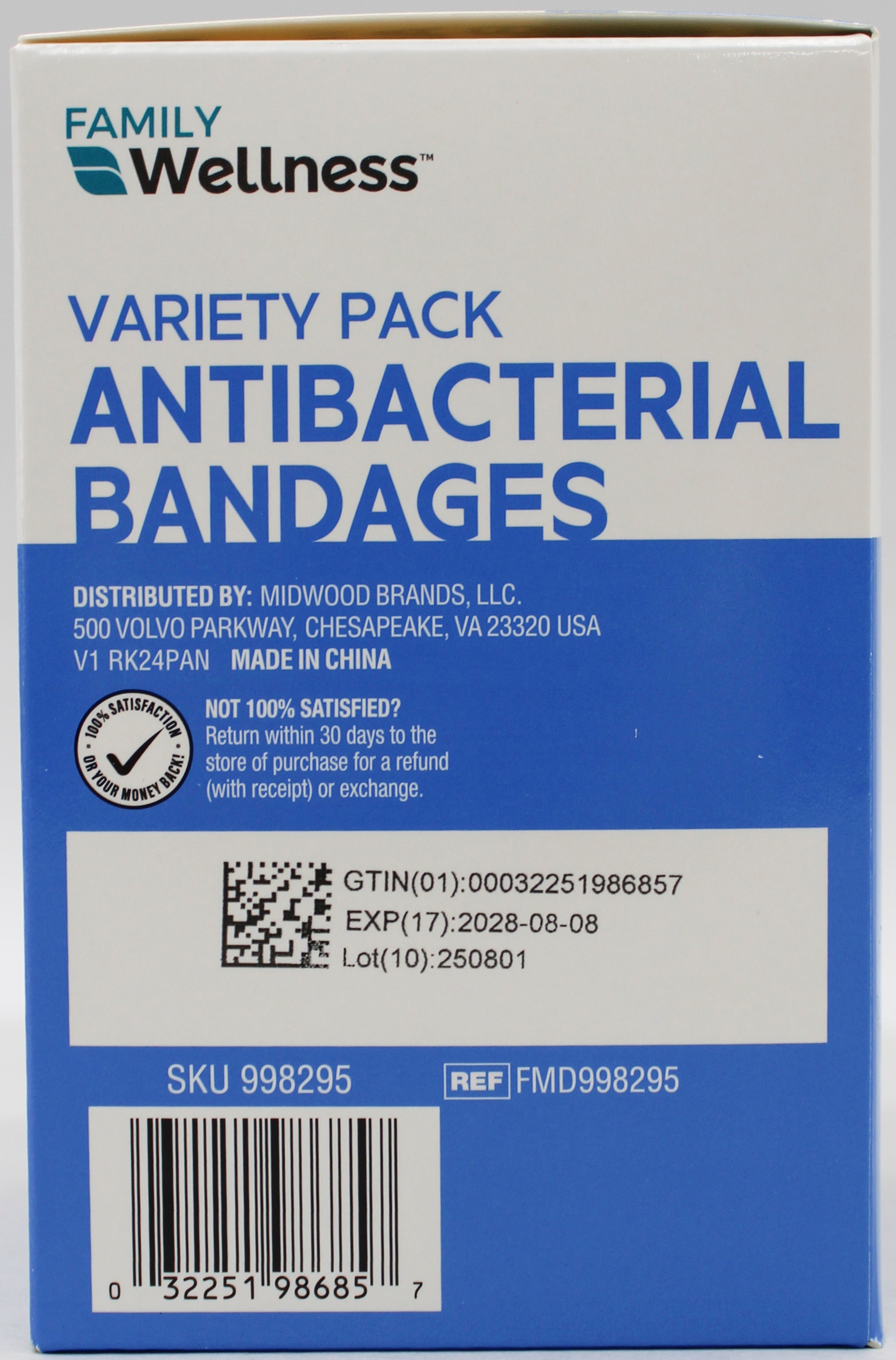EXTREME HOLD BANDAGES ANTIBACTERIAL 50CT EXP 8/2028