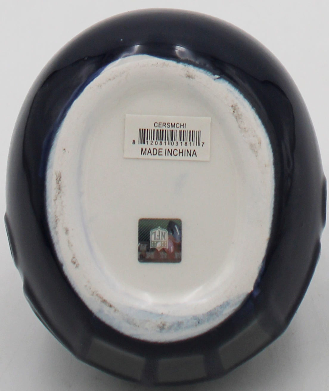 OFFICIALLY LICENCED CHICAGO BEARS SMALL CERAMIC HELMET