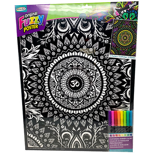 FUZZY POSTER 16x20 2CT W/8MARKR-GEO.