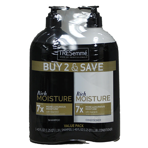 TRSME SHMP/COND 40oz/2pk - 180 PER DSPLY-RICH MOISTURE(EXP 01/02/25)
