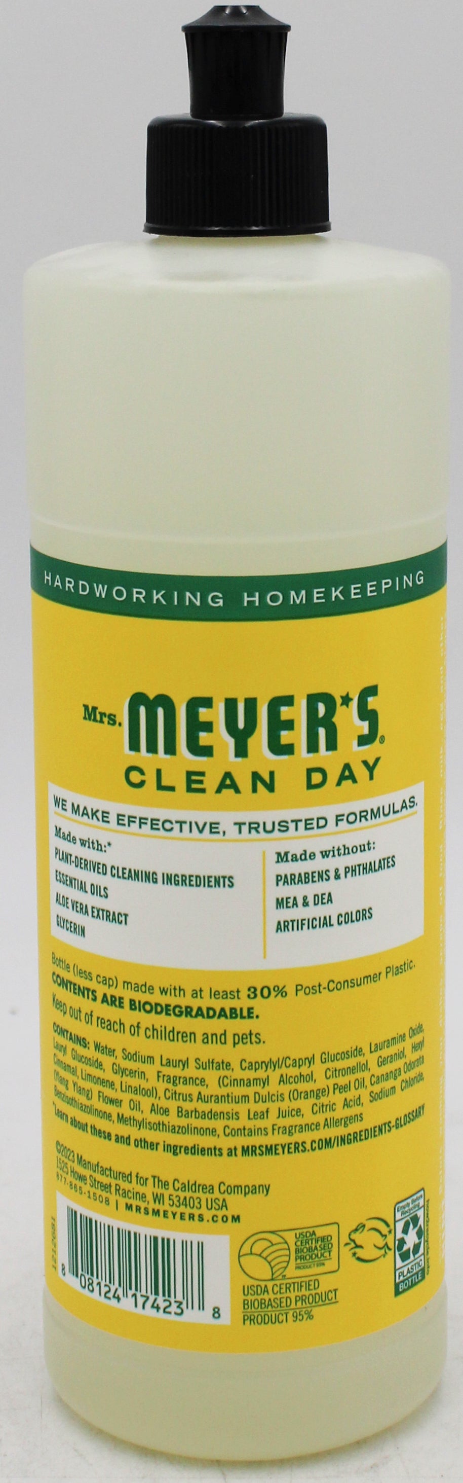 SP MRS MEYER'S DISH SOAP 16oz HONEYSUCKLE SCENT